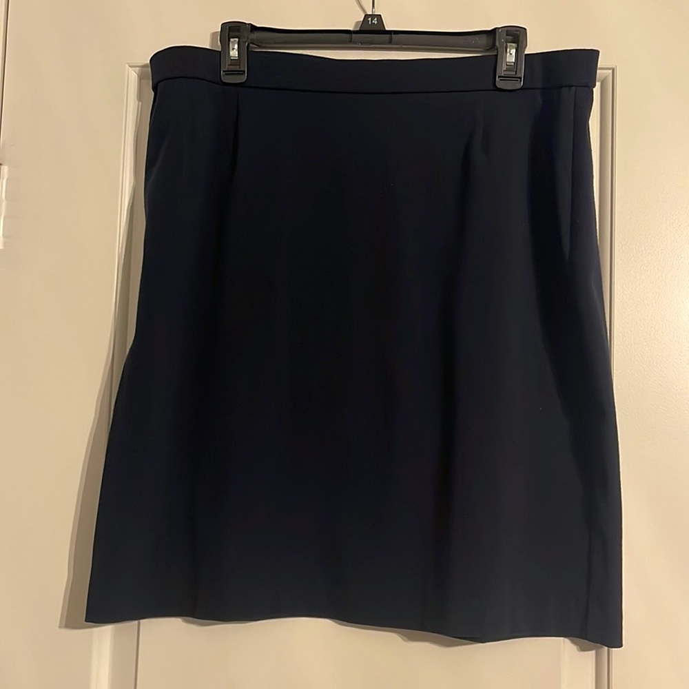 Navy Blue Dress Skirt